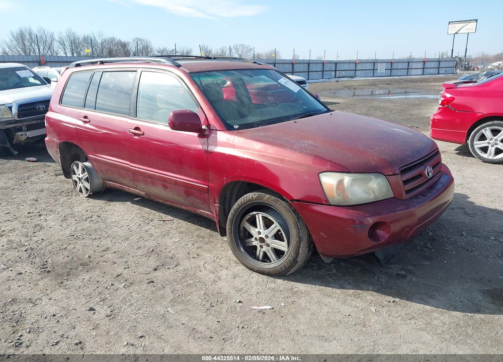 2005 TOYOTA HIGHLANDER V6 VIN: JTEGP21A850052346
