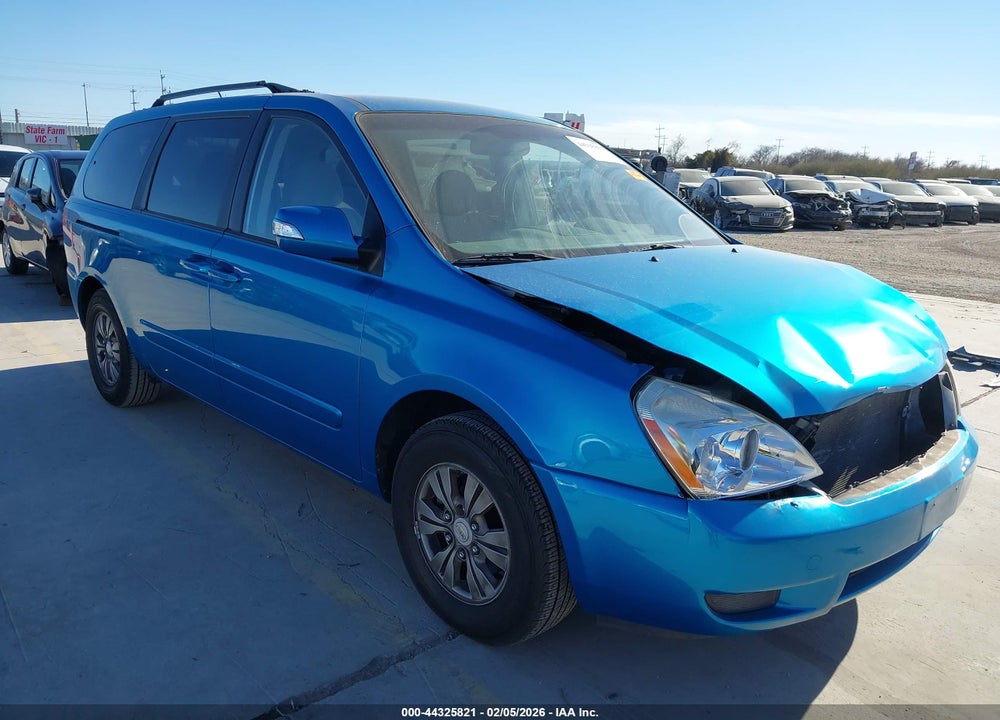 2011 KIA SEDONA LX VIN: KNDMG4C71B6381273