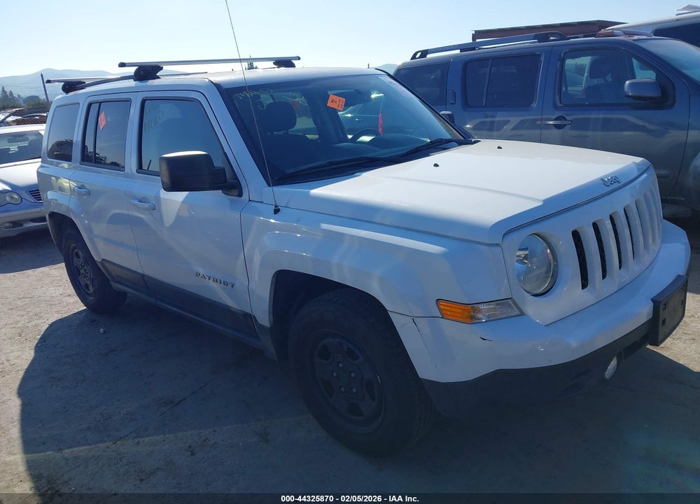2016 JEEP PATRIOT SPORT VIN: 1C4NJPBA8GD528650