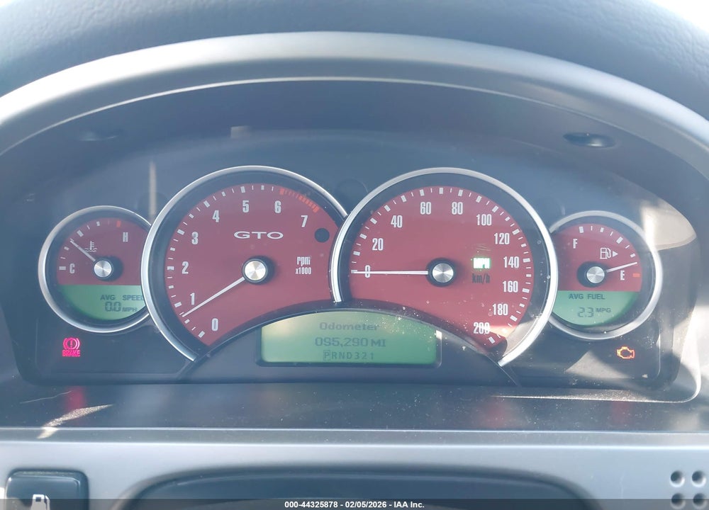2004 PONTIAC GTO VIN: 6G2VX12G84L241687