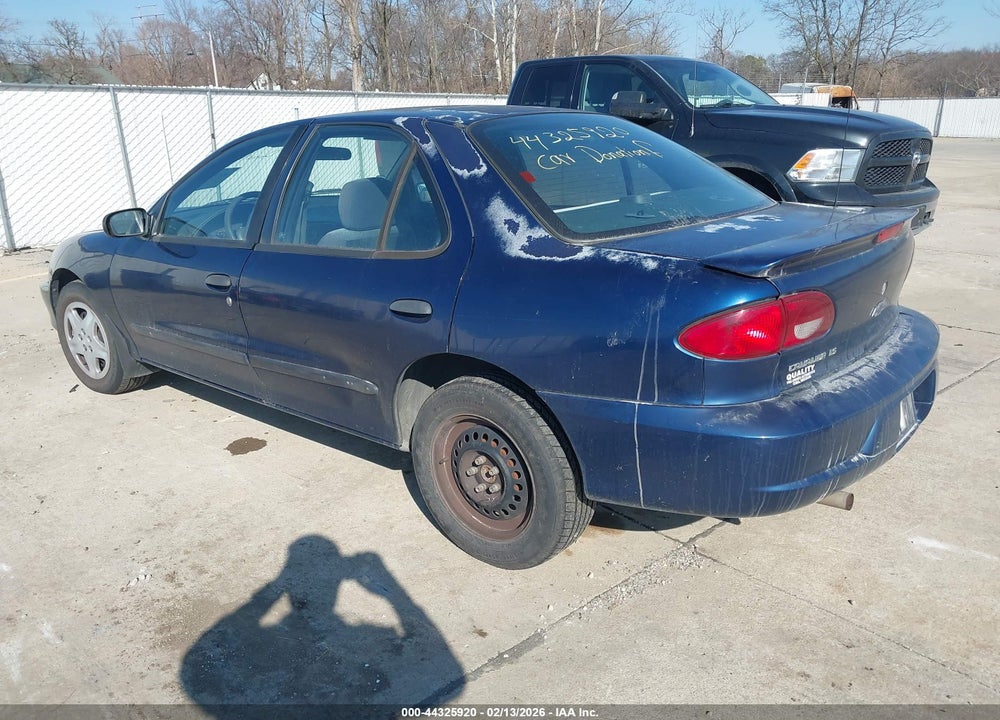 2002 CHEVROLET CAVALIER LS VIN: 1G1JF524127256862