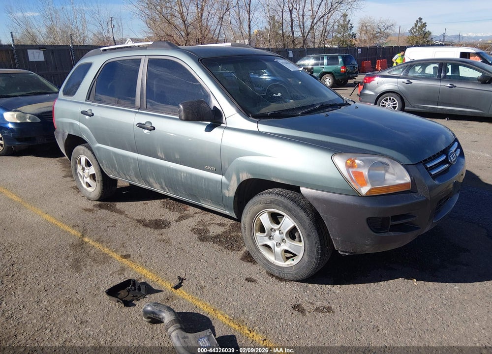 2007 KIA SPORTAGE LX VIN: KNDJE724777423528