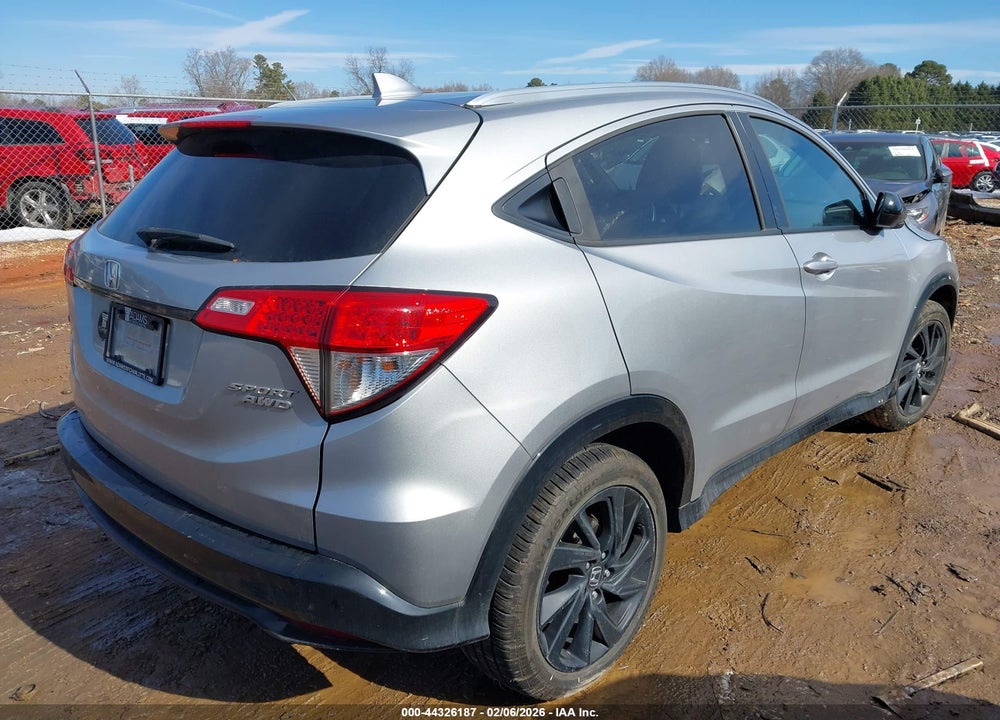 2022 HONDA HR-V AWD SPORT VIN: 3CZRU6H17NM751462