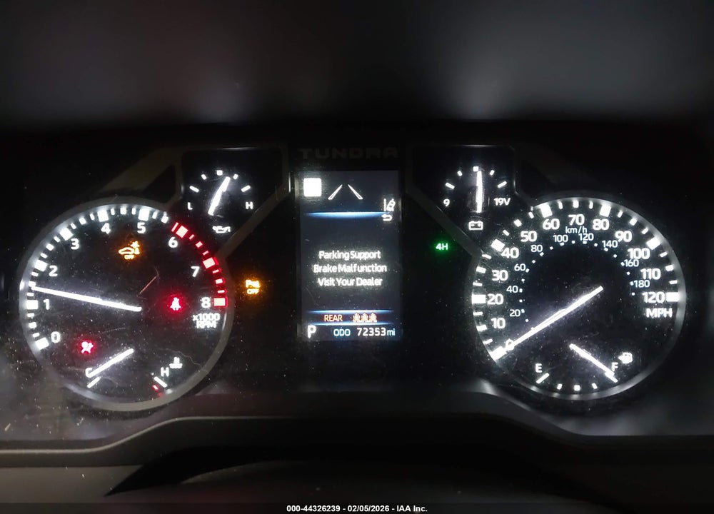 2022 TOYOTA TUNDRA LIMITED VIN: 5TFJA5DA8NX029102