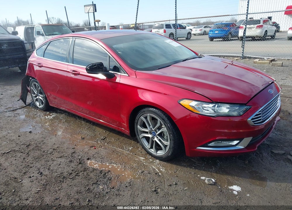 2017 FORD FUSION SE VIN: 3FA6P0H75HR411032