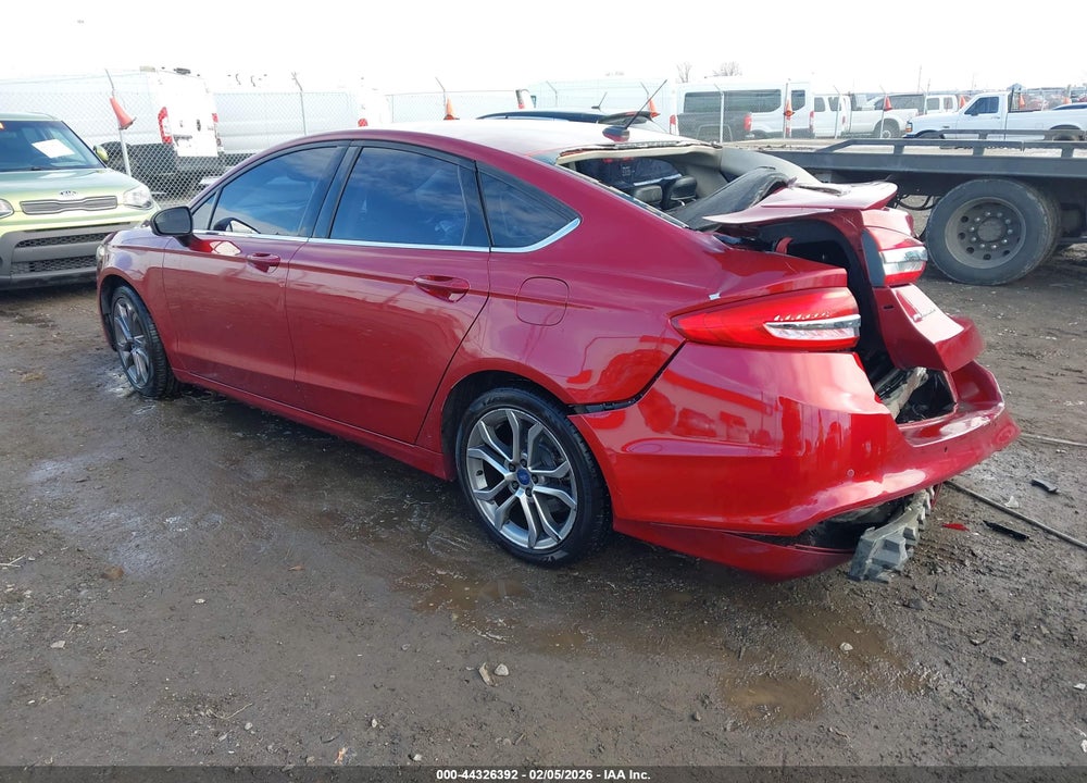2017 FORD FUSION SE VIN: 3FA6P0H75HR411032