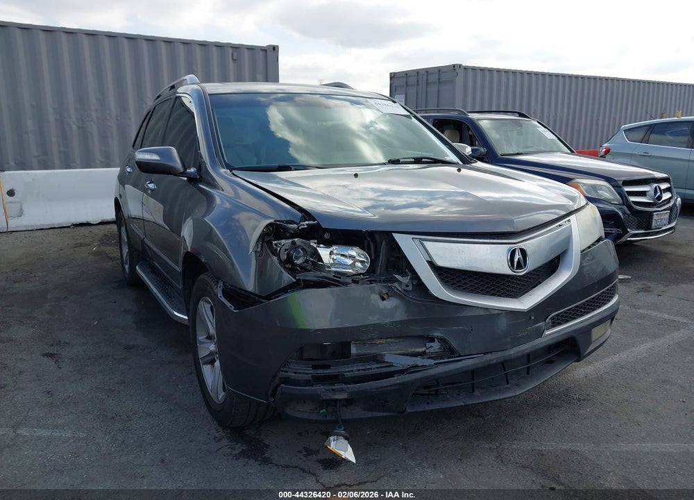 2012 ACURA MDX TECHNOLOGY PACKAGE VIN: 2HNYD2H37CH514813