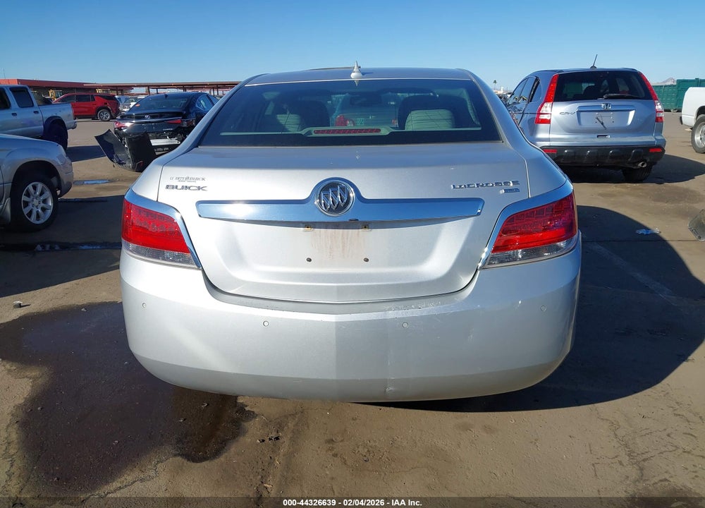 2011 BUICK LACROSSE CXL VIN: 1G4GC5GDXBF134487