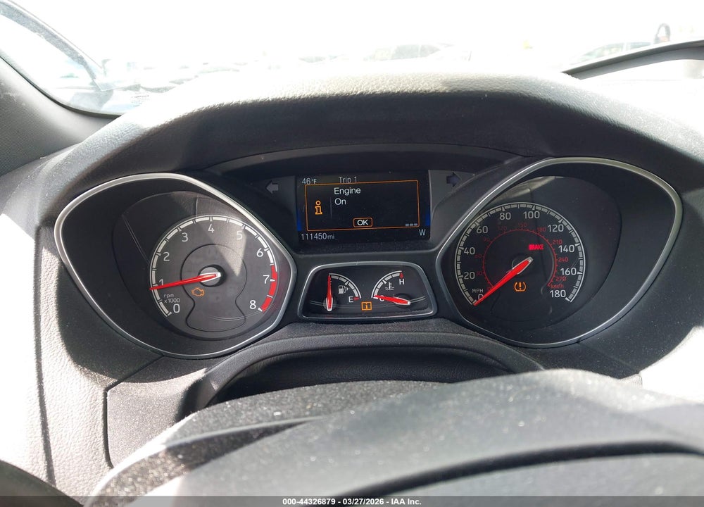 2017 FORD FOCUS ST VIN: 1FADP3L97HL221765