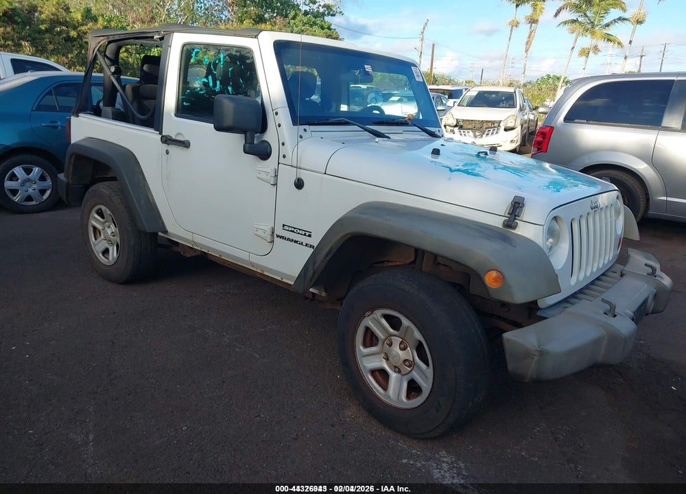 2011 JEEP WRANGLER SPORT VIN: 1J4AA2D19BL628361