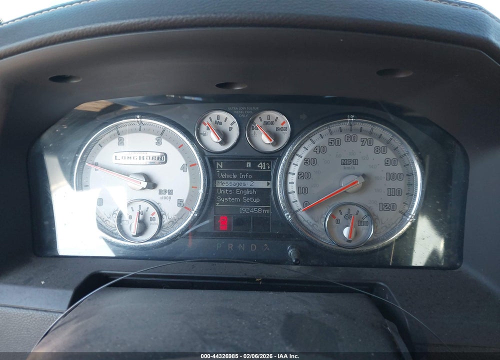 2011 RAM 3500 LAIE LONGHORN EDITION VIN: 3D73Y3CL7BG635198