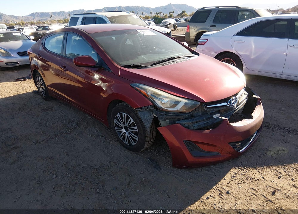2016 HYUNDAI ELANTRA SE VIN: 5NPDH4AE2GH709845