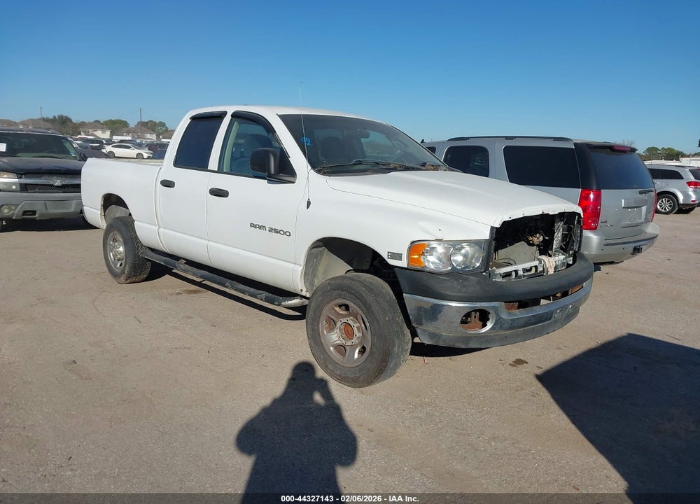 2003 DODGE RAM 2500 SLT/LARAMIE/ST VIN: 3D7KU28D33G704957