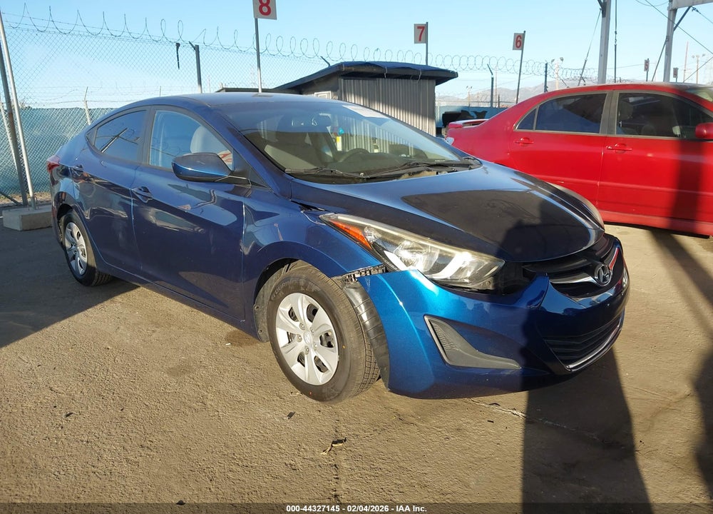2016 HYUNDAI ELANTRA SE VIN: 5NPDH4AE5GH771966