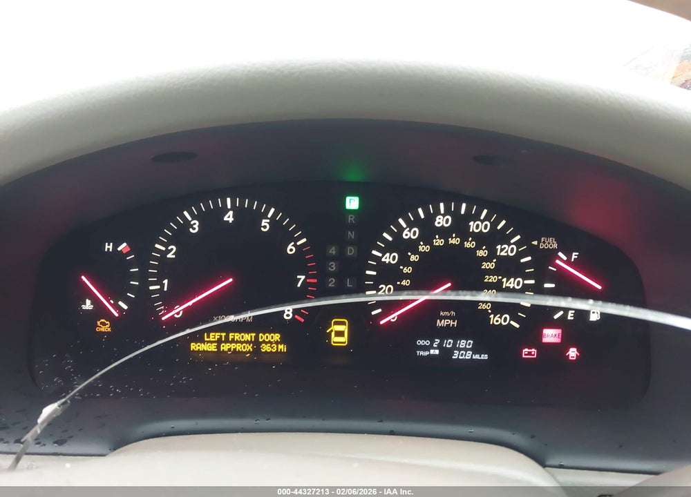 2003 LEXUS LS 430 VIN: JTHBN30F130110154