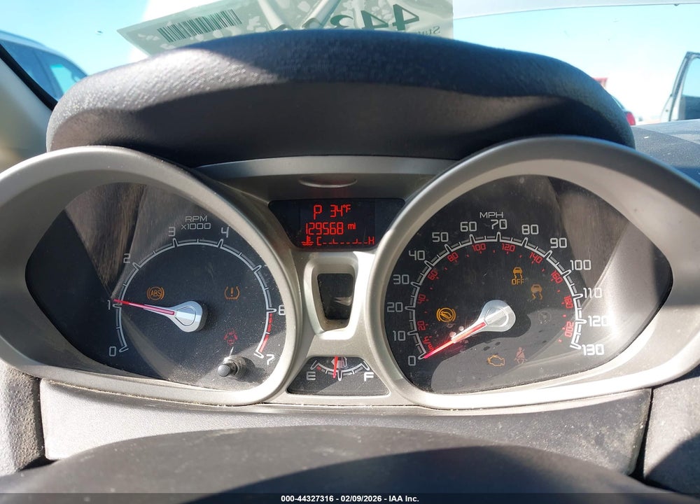 2013 FORD FIESTA SE VIN: 3FADP4EJXDM201225