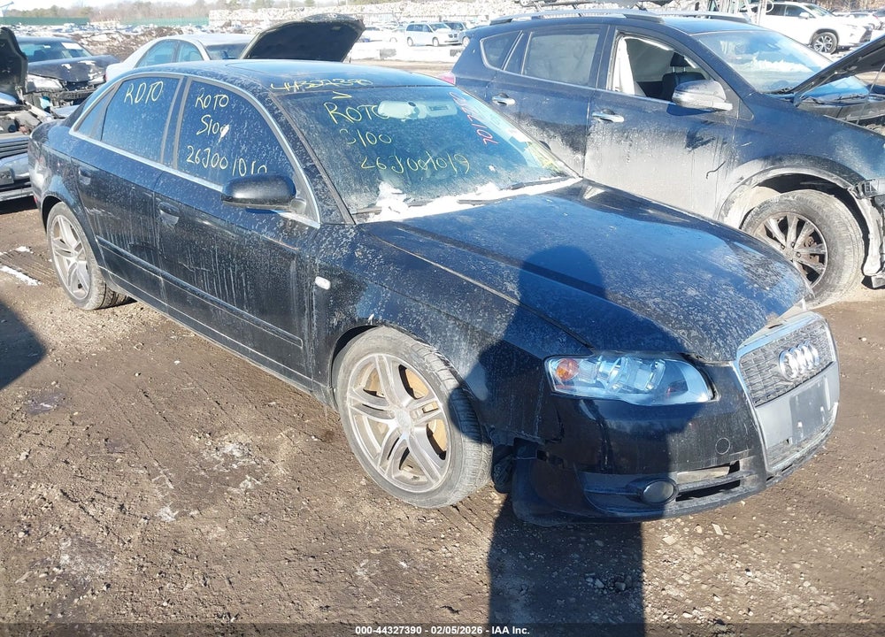 2007 AUDI A4 2.0T VIN: WAUDF78E47A178827