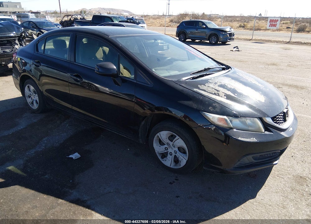 2013 HONDA CIVIC LX VIN: 19XFB2F56DE023668