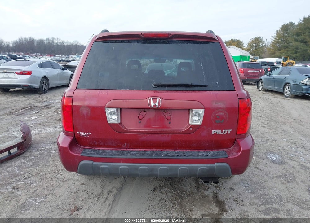 2004 HONDA PILOT EX-L VIN: 2HKYF185X4H588957