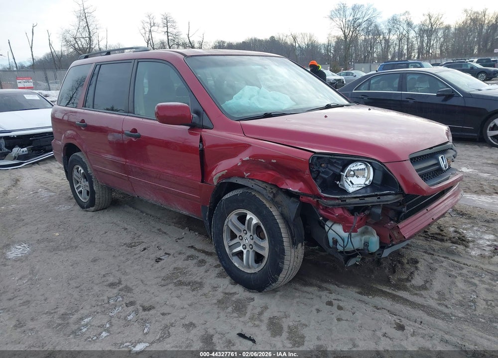 2004 HONDA PILOT EX-L VIN: 2HKYF185X4H588957