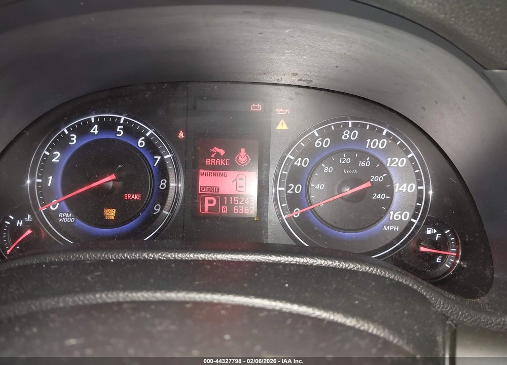 2008 INFINITI G35 JOURNEY VIN: JNKBV61E08M201049