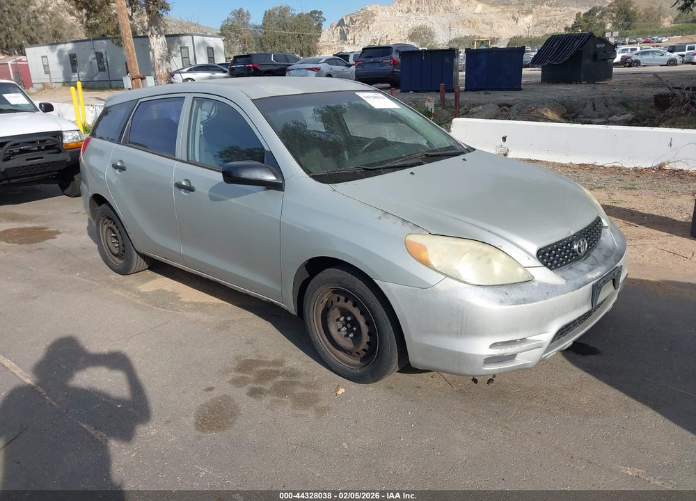 2003 TOYOTA MATRIX STANDARD VIN: 2T1KR32E23C083241
