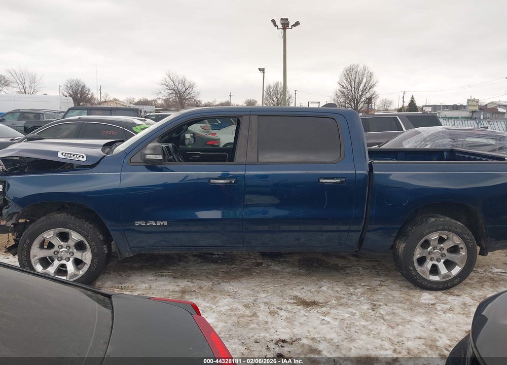 2020 RAM 1500 BIG HORN  4X4 5'7 BOX VIN: 1C6SRFFTXLN286344