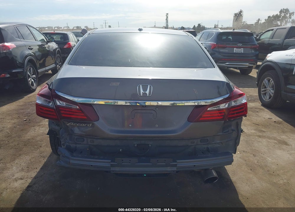 2017 HONDA ACCORD EX-L VIN: 1HGCR2F86HA222206