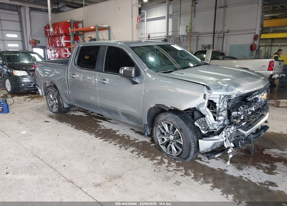 2025 CHEVROLET SILVERADO 1500 4WD  SHORT BED LT WITH 2FL VIN: 1GCPKKEK8SZ223478
