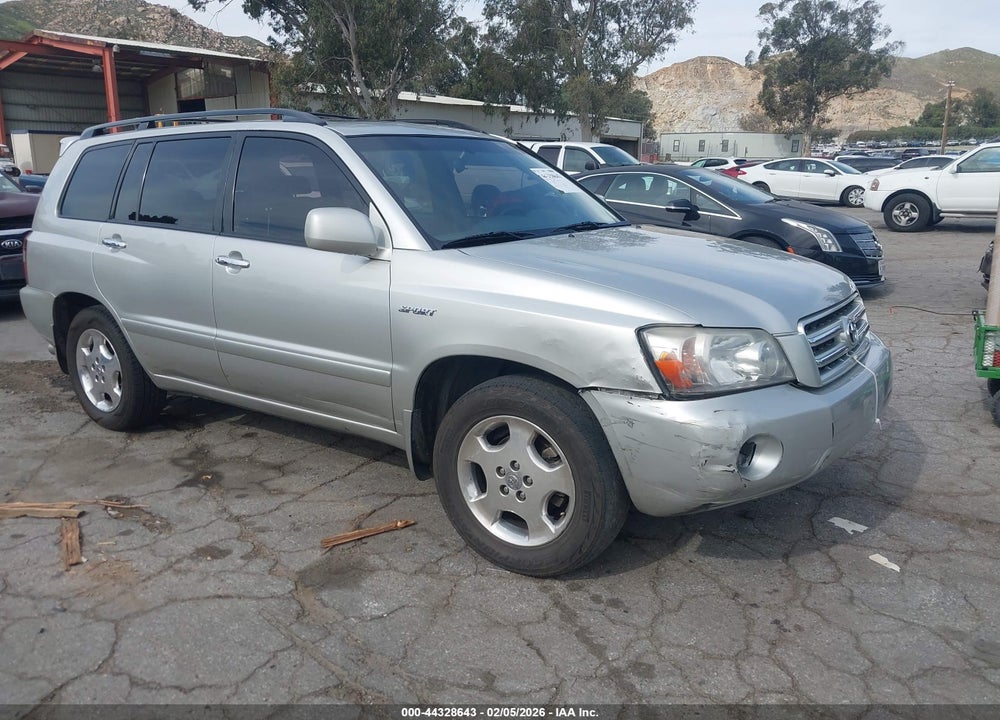 2007 TOYOTA HIGHLANDER SPORT V6 VIN: JTEGP21A370146900