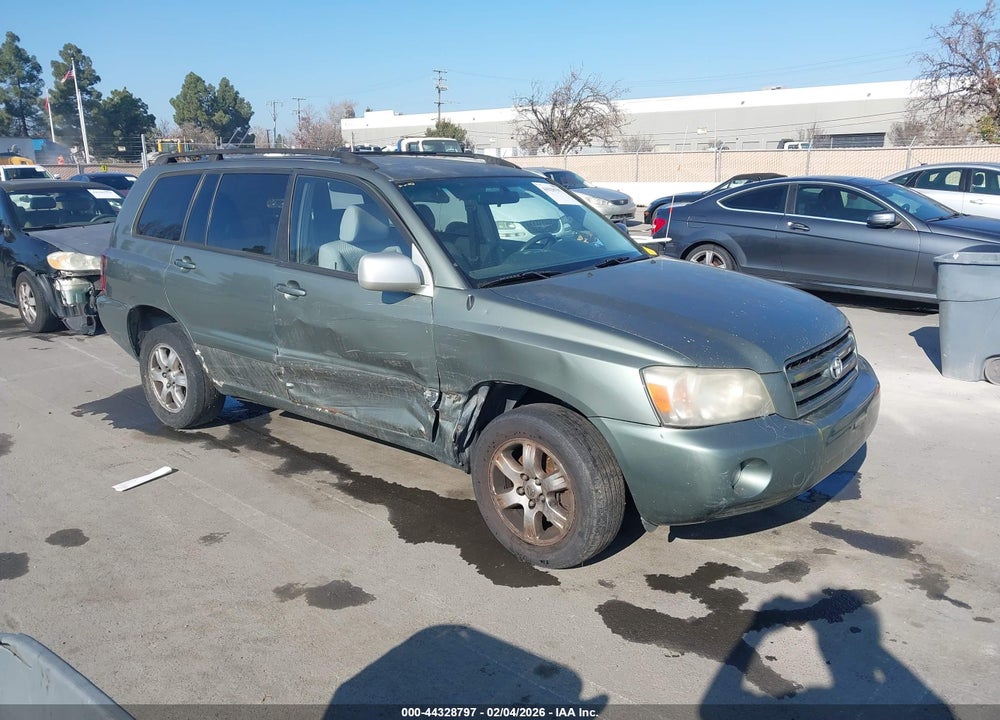 2006 TOYOTA HIGHLANDER V6 VIN: JTEDP21A560103516
