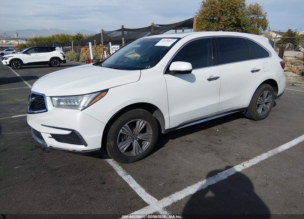 2020 ACURA MDX STANDARD VIN: 5J8YD3H33LL001798