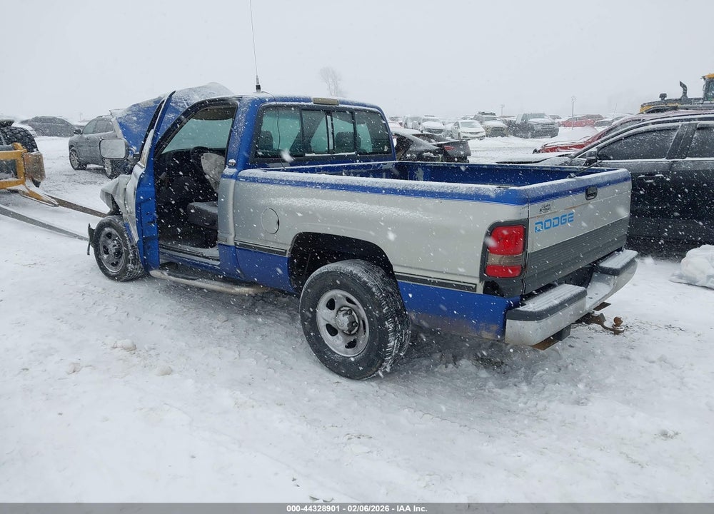 1996 DODGE RAM 1500 VIN: 1B7HC16YXTJ167591