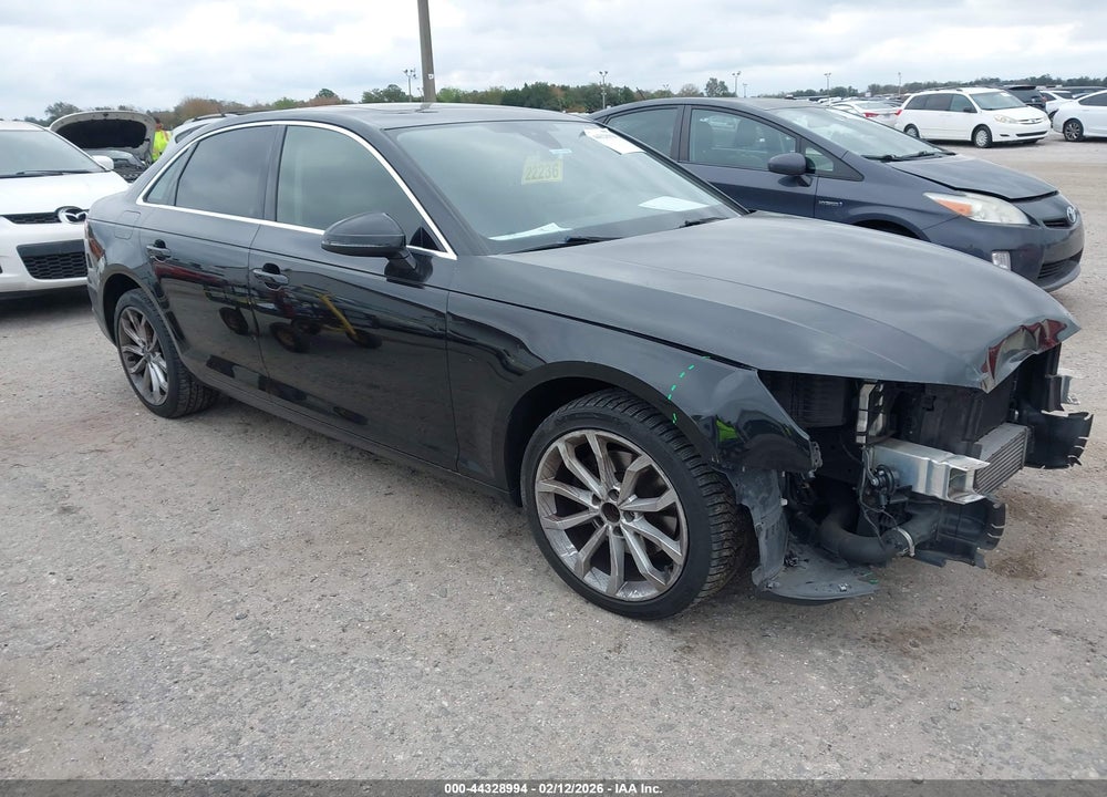 2019 AUDI A4 40 PREMIUM VIN: WAUGMAF47KN008165