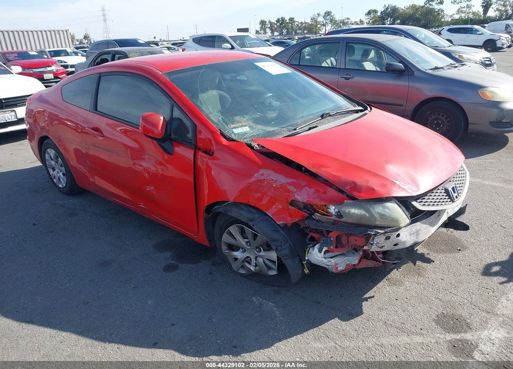 2012 HONDA CIVIC LX VIN: 2HGFG3B54CH545698