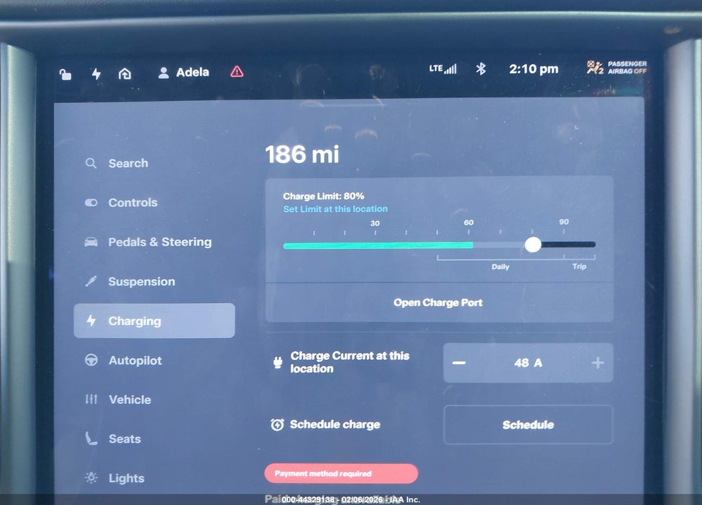 2020 TESLA MODEL X LONG RANGE DUAL MOTOR ALL-WHEEL DRIVE/LONG RANGE PLUS DUAL MOTOR ALL-WHEEL DRIVE VIN: 5YJXCBE24LF231419