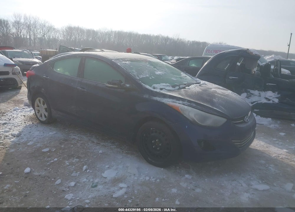 2012 HYUNDAI ELANTRA LIMITED VIN: 5NPDH4AE7CH094204