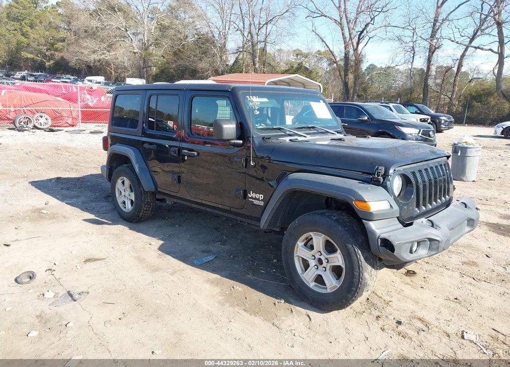 2018 JEEP WRANGLER UNLIMITED SPORT S 4X4 VIN: 1C4HJXDNXJW243781