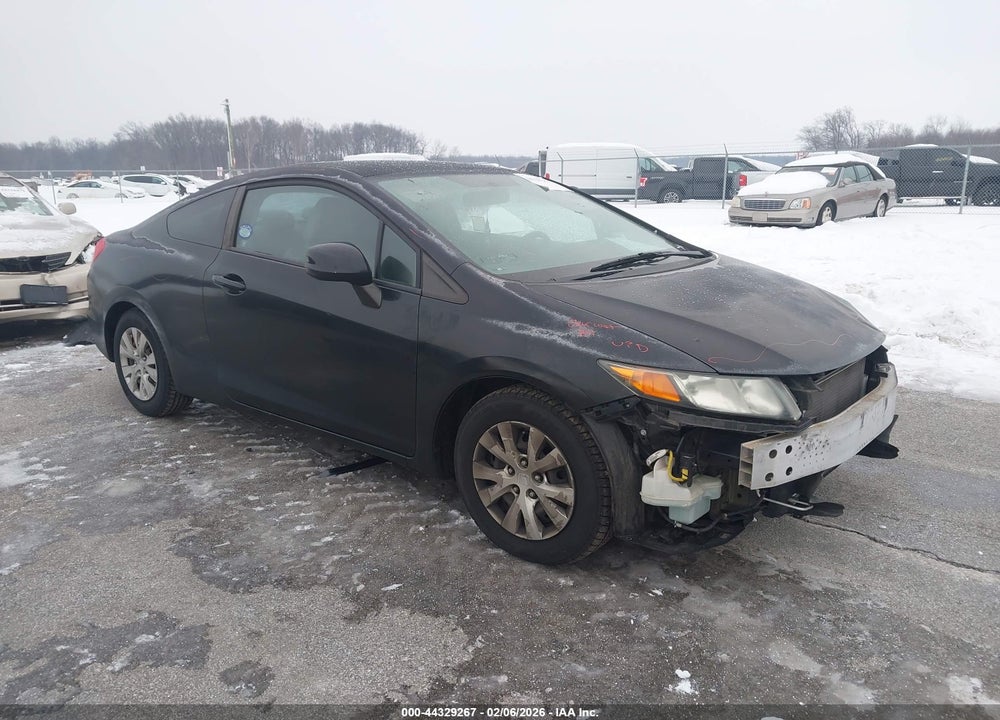 2012 HONDA CIVIC LX VIN: 2HGFG3B51CH561728
