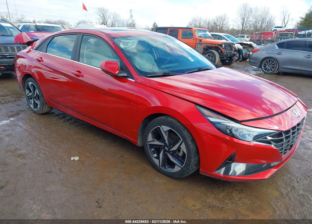2021 HYUNDAI ELANTRA LIMITED VIN: 5NPLP4AG0MH028434
