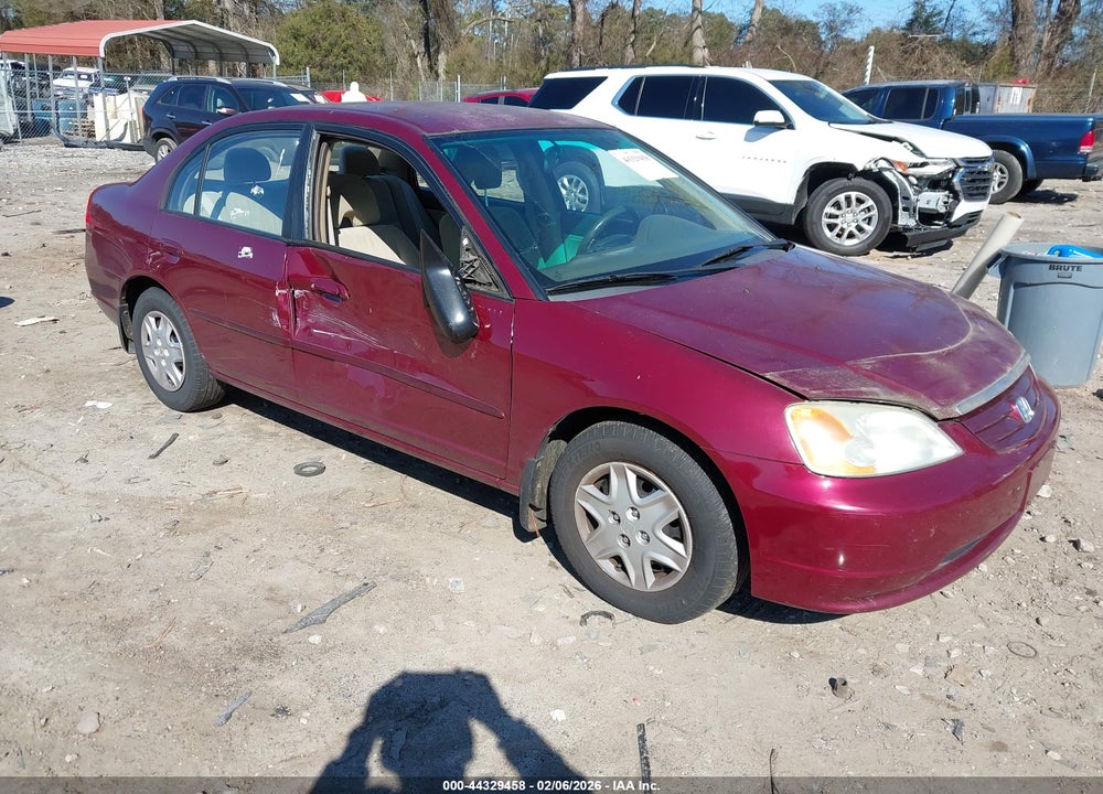 2003 HONDA CIVIC LX VIN: 2HGES16583H546636