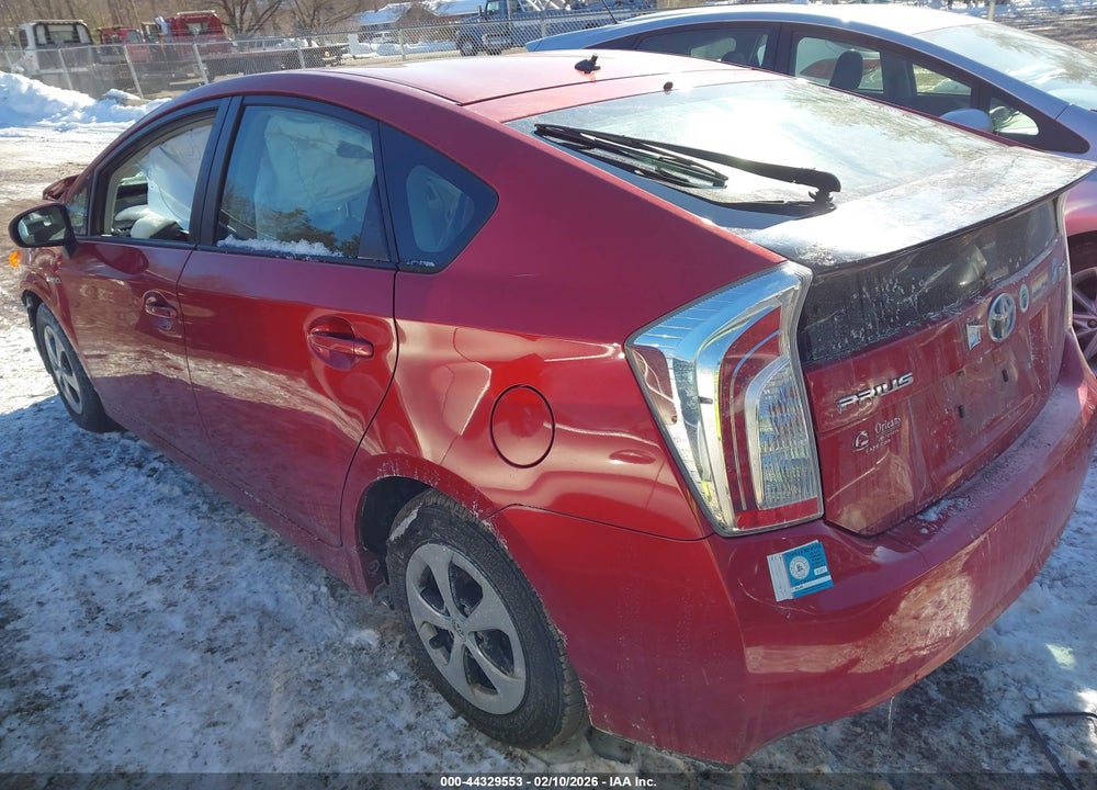 2013 TOYOTA PRIUS TWO VIN: JTDKN3DU7D5550264