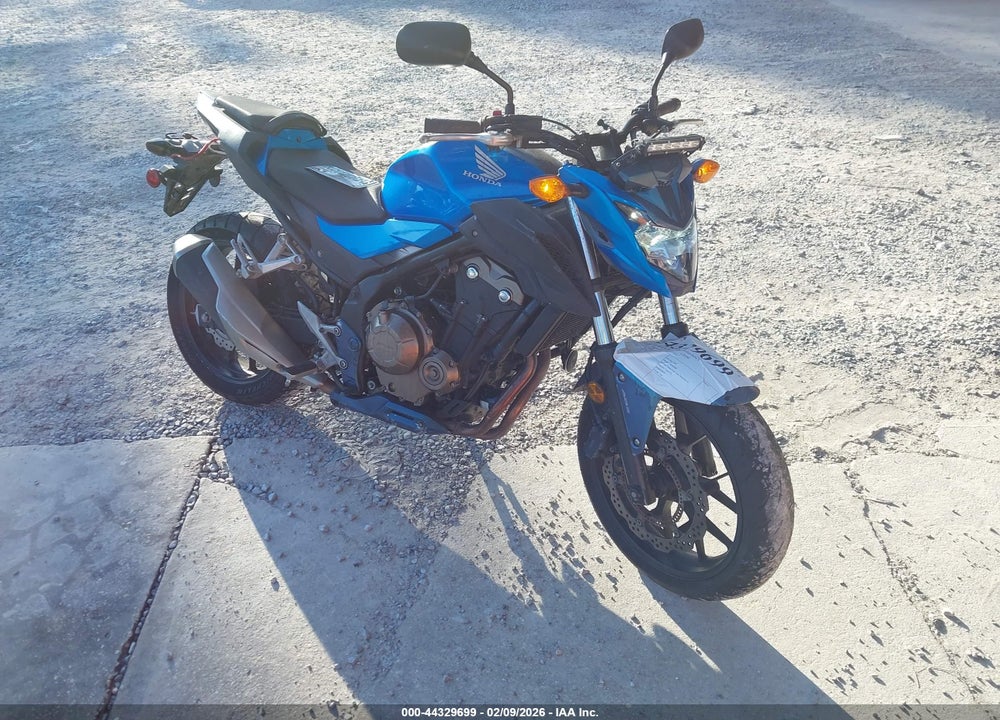 2018 HONDA CB500 FA - ABS VIN: MLHPC4507J5500034