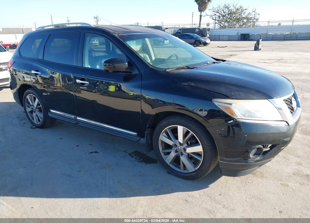 2014 NISSAN PATHFINDER PLATINUM VIN: 5N1AR2MN1EC696400