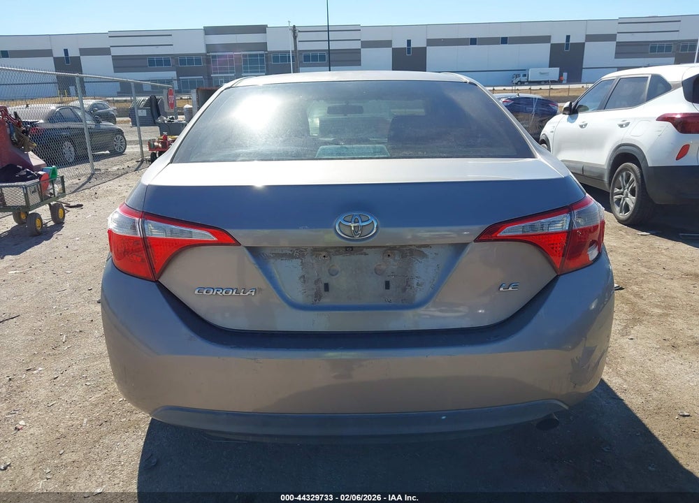 2014 TOYOTA COROLLA LE VIN: 5YFBURHE2EP030616