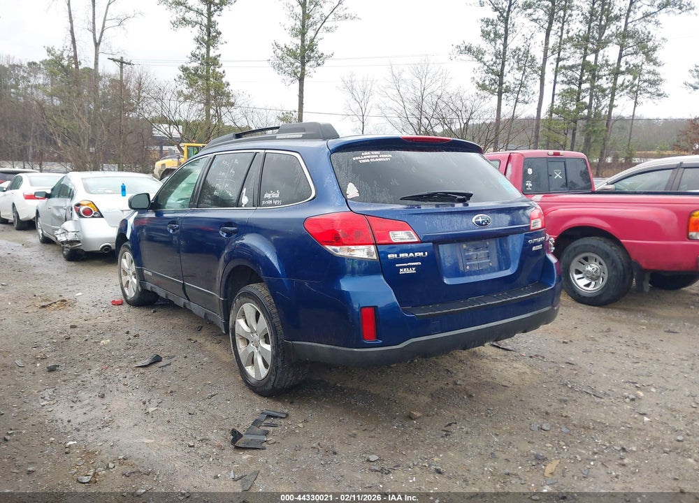 2011 SUBARU OUTBACK 2.5I PREMIUM VIN: 4S4BRBBC5B3342056