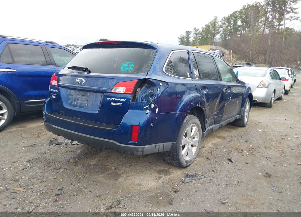 2011 SUBARU OUTBACK 2.5I PREMIUM VIN: 4S4BRBBC5B3342056