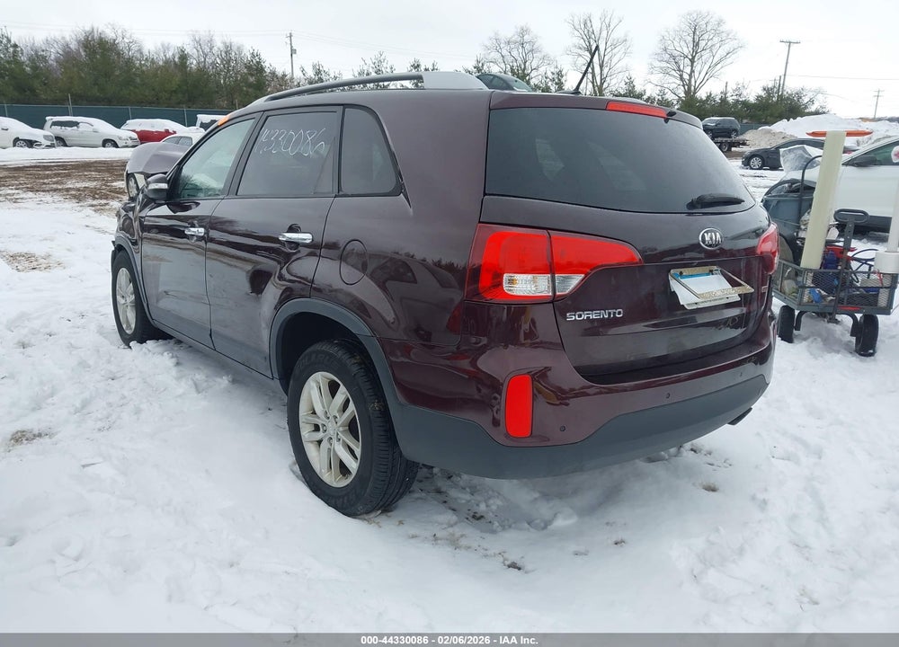 2014 KIA SORENTO LX VIN: 5XYKT3A63EG516066