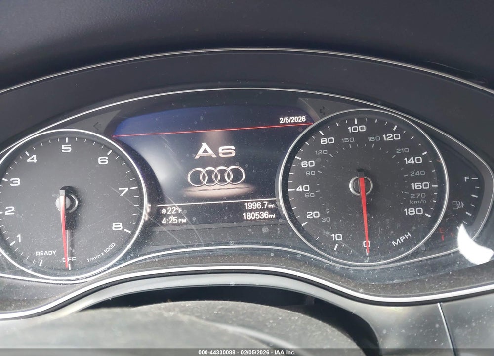 2016 AUDI A6 2.0T PREMIUM PLUS VIN: WAUGFAFC2GN164171