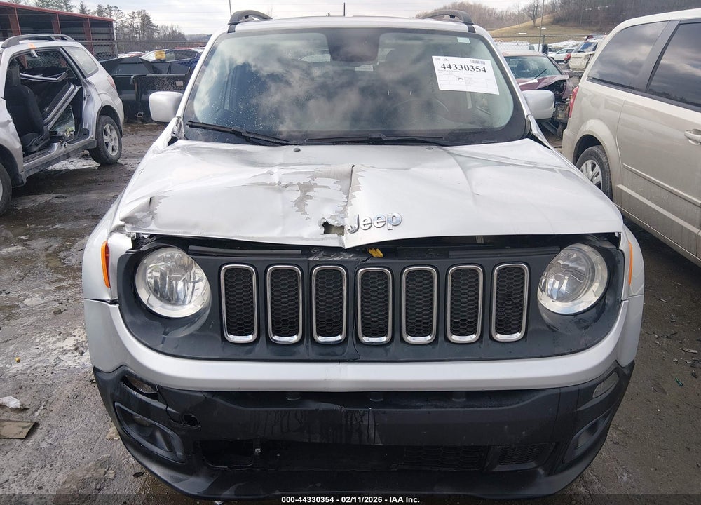 2016 JEEP RENEGADE LATITUDE VIN: ZACCJBBT4GPD29933